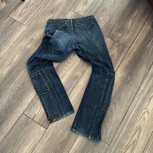 Engineered Dark Blue Denim Jeans size 2 funky cool